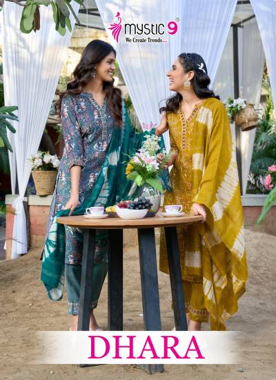 DHARA VOL 1 BY MYSTIC 9 DESIGNER SALWAR SUIT WHOLESALER IN INDIA